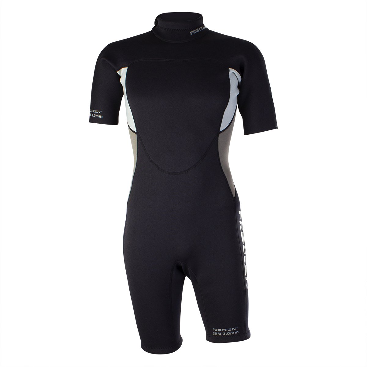 Heren shorty 3mm zwart/grijs 2XL