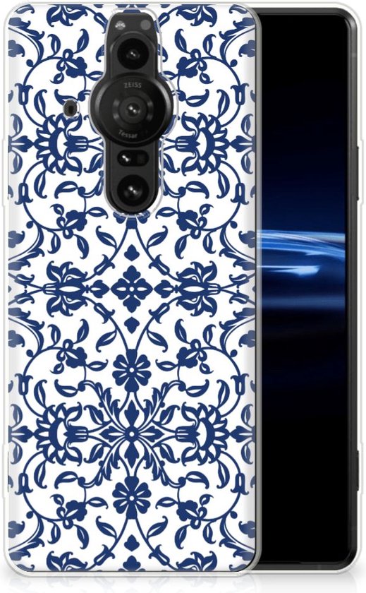 Beraadslagen Meer Vrijlating GSM Hoesje Sony Xperia Pro-I Trendy Telefoonhoesjes Flower Blue | bol.com