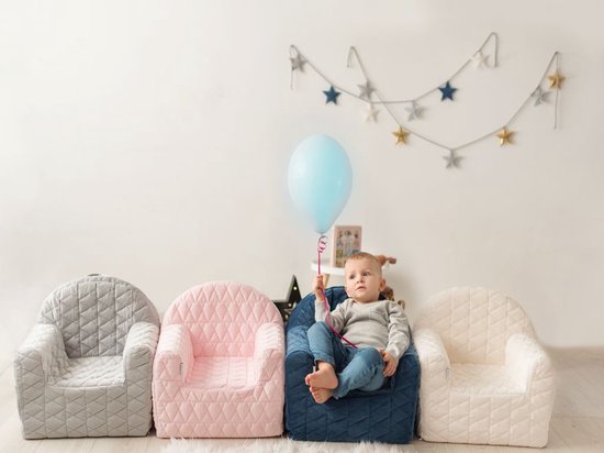 Albero Mio Velvet Navy Kinderfauteuil van Albero Mio — afbeelding 3
