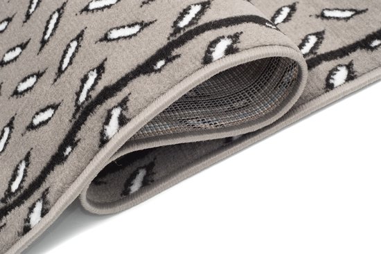 Tapiso Tapiso Atena Grijs Blauw Tapis de chambre d'enfant Taille - 80x150