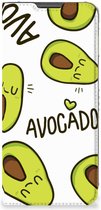 Mobiel Bookcase Valentijn Cadeautje Haar Motorola Moto G22 Smart Cover Hoesje Avocado Singing