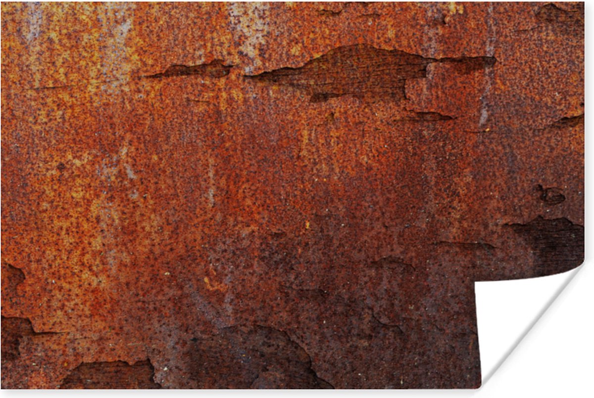 Poster Roest - Vintage - Staal - 30x20 cm