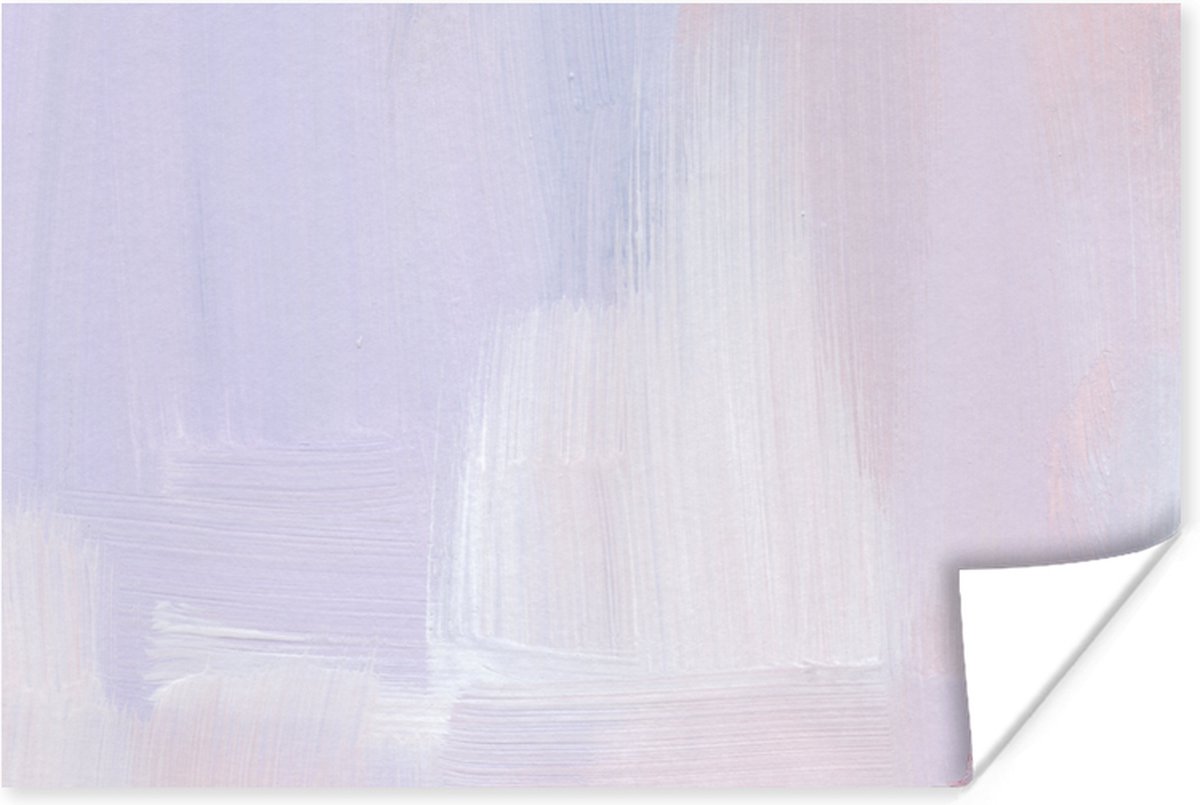 Poster Pastel - Verf - Design - 90x60 cm