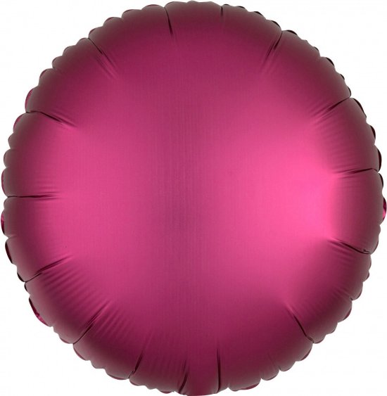 folieballon rond 43 cm fuchsia