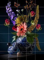 IXXI Royal Flora - Wanddecoratie - Bloemen en Planten - 100 x 140 cm