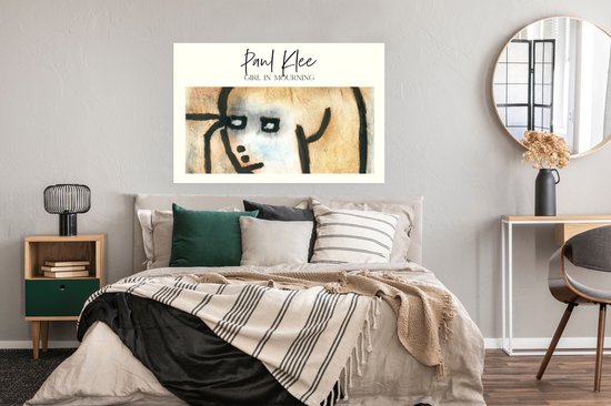 Affiche Paul Klee - Fille en deuil - Peinture - 120x80 cm