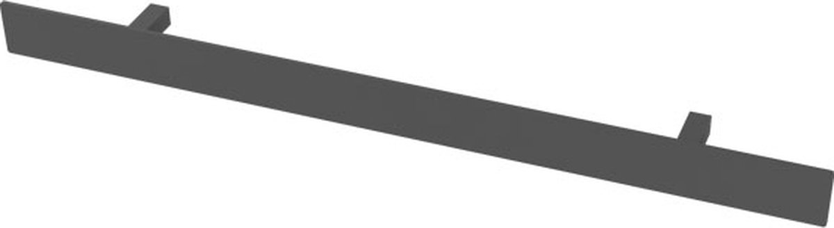 Eastbrook- single flat style handdoekhanger mat antraciet 56,5cm