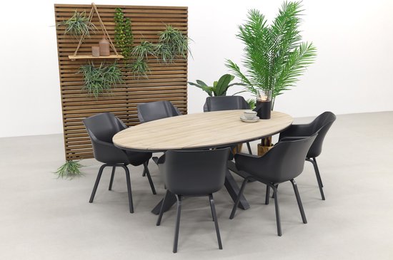 Element Hartman Sophie - Xerix / GI Edison 220 x 115 cm. table - salon de jardin ovale