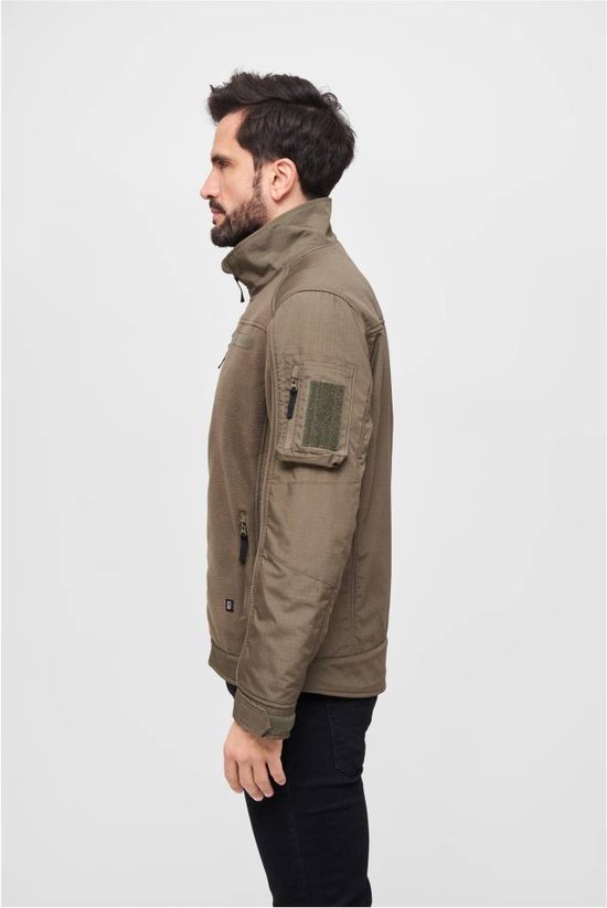 Veste Urban Classics -3XL- Veste Polaire Ripstop Vert
