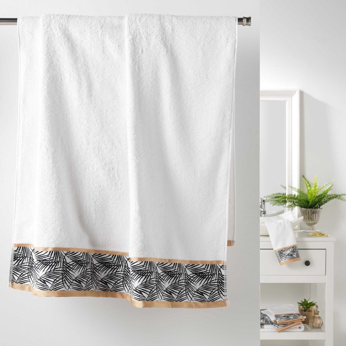 Livetti® Baddoek Handdoek Badhanddoek Groot 90x150 cm - Wit