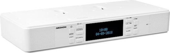 Medion P66550 - DAB+ Radio - Bluetooth 4.2 - FM - 2 x 30 W - Wit