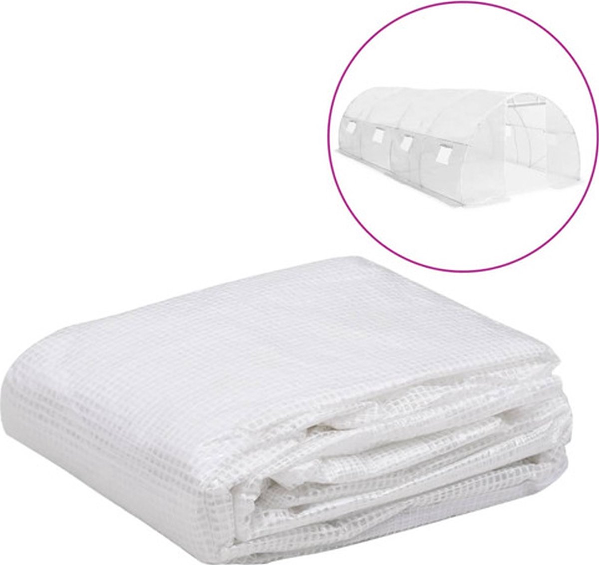 vidaXL Kashoes - vervangend - (18 - m²) - 3x6x2 - m - transparant