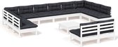 vidaXL-13-delige-Loungeset-met-kussens-massief-grenenhout-wit