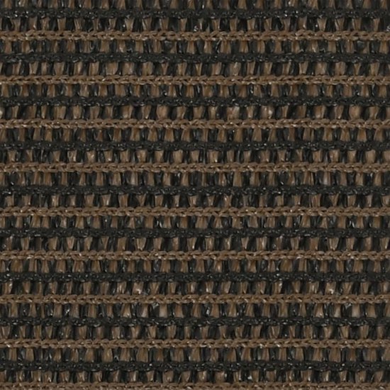 Bruin en zwart geweven textuur van het schaduwdoek.