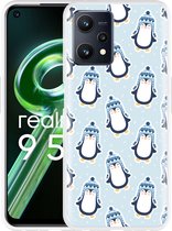 Realme 9 5G Hoesje Pinguins - Designed by Cazy