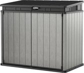 Bol.com Keter Elite-Store Tuinkast - 120L - 139.5x77x120 cm - DECO Grijs aanbieding