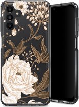 Selencia Hoesje Geschikt voor Samsung Galaxy A13 (4G) Hoesje - Selencia Zarya Fashion Extra Beschermende Backcover - goud