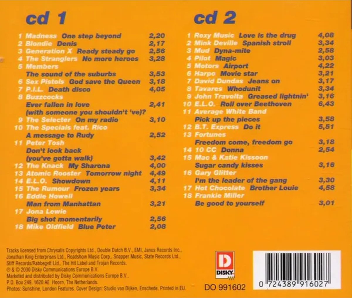 Greatest hits of the 70's - 1 Dubbel Cd — cadeau in Games, Films & Muziek - foto 3
