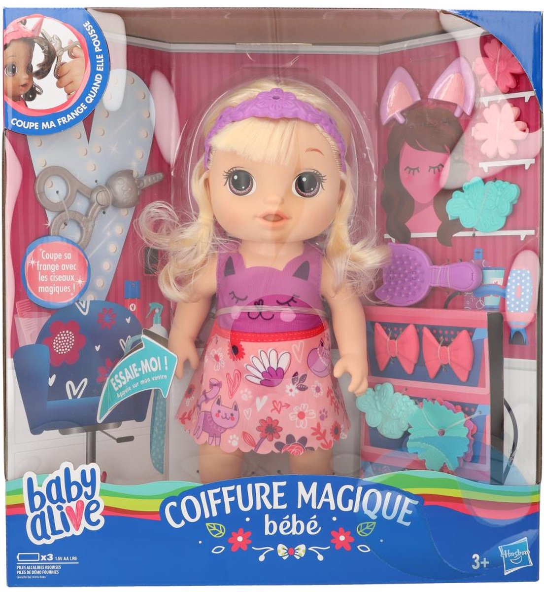 Baby Alive - Coiffure Magique - Poupee Cheveux Blonds | bol.com