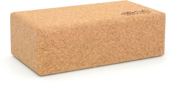 CKB Yoga Block Cork - Rectangulaire - Joga - 23 x 12 x 7,5cm - Antibacterieel