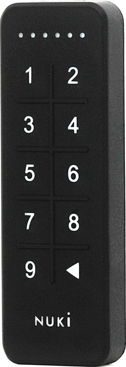 Nuki Keypad – Slimme Deuropener met Toegangscode – voor Nuki Smart Lock – Zwart