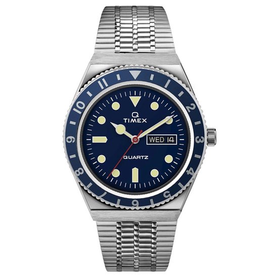 Timex Q Reissue TW2U61900 Horloge - Staal - Zilverkleurig - Ø 38 mm