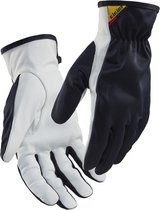 Blaklader Lederen handschoen 2802-1459 - 11, Donkerblauw/Wit - Donkerblauw/Wit - 11