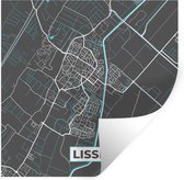 Stickers muraux - Lisse - Plan de la ville - Carte - Carte - 50x50 cm - Feuille adhésive