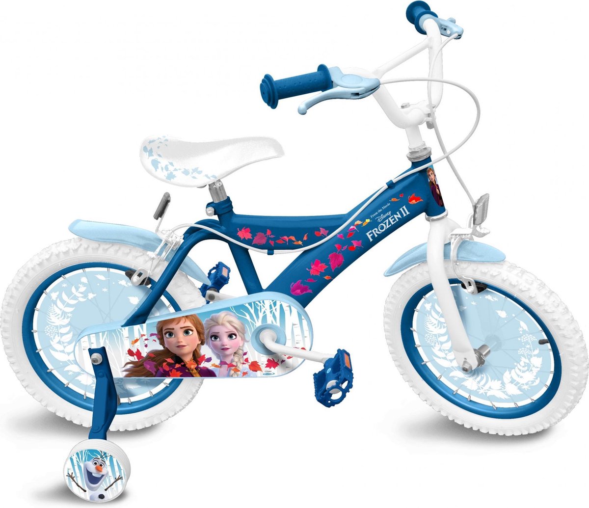 Disney Frozen 2 - Kinderfiets - Vrouwen - Blauw;Wit - 16 | bol.com