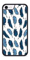iPhone 8 Hardcase hoesje Feathers - Designed by Cazy