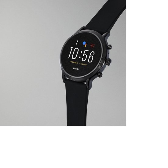 Gen 5 Smartwatch The Carlyle HR Black Silicone - FTW4025 - Fossil