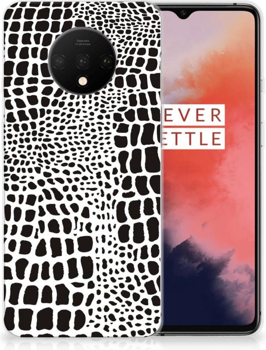 OnePlus 7T TPU Hoesje Slangenprint