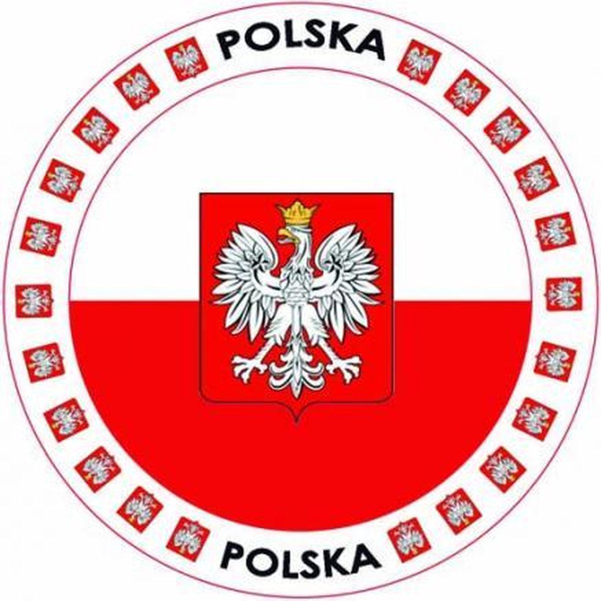 Drapeau Pologne 150cm - Partywinkel