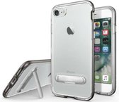 Colorfone Kickstand iPhone 8 Plus - 7 Plus Transparant Zwart