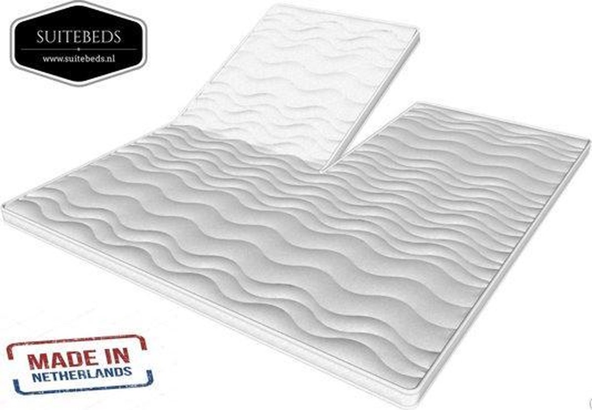 topper nasa traagschuim Visco 160x200 SPLIT ! -7cm-