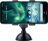 Shop4 - Nokia 7.2 Autohouder Raamhouder Klem Zwart