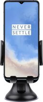 Shop4 - OnePlus 7T Autohouder Instelbare Raamhouder Zwart