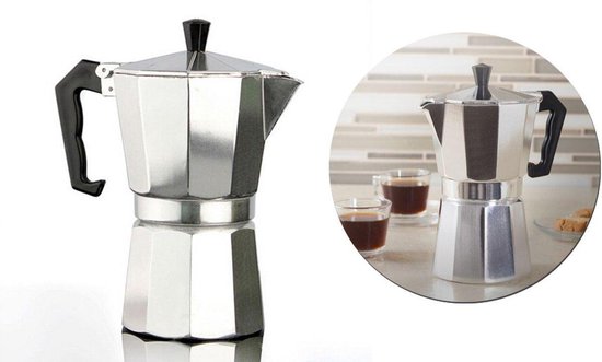 bijvoorbeeld Kaliber Discrimineren Percolator 3 Kops - Mokkapot Coffee Espresso Maker - Italiaanse Koffiepot  Moka Express... | bol.com