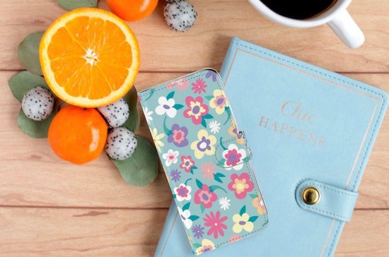 Protection Housse Samsung Galaxy A51 Portefeuille Flower Power
