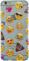 GadgetBay Transparant Emoji iPhone 6 Plus 6s Plus hoesje case cover smiley