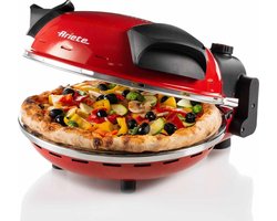 Ariete 0917/00 - PIZZA IN 4 'MINUTES - pizzaoven - 1200W - timer - diameter 32 cm - tot 400°C - rood
