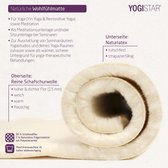 Yogistar Yogamat natuur (scheerwol) 100 cm x 200 cm