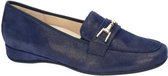 Hassia -Dames -  blauw donker - ballerina's & mocassins - maat 37