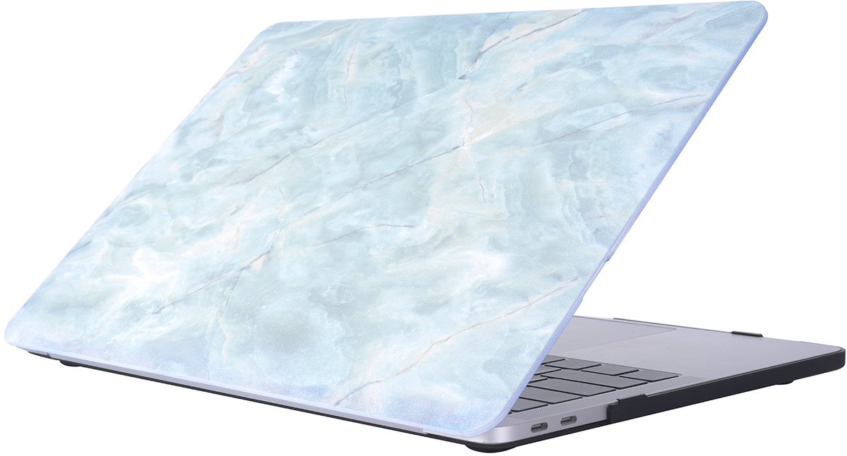 Mobigear Laptophoes geschikt voor Apple MacBook Pro 15 Inch (2016-2019) Hoes Hardshell Laptopcover MacBook Case | Mobigear Marble - Model 9 - Model A1707 / A1990