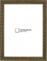 Fotolijst Barok Antiek Goud - Fotomaat 50x60 - Ontspiegeld Glas - Art.nr. 218-718