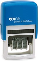 Colop Printer S220/D Zwart - Datumstempel - Datum Stempel met draaibare datum - Gratis verzending