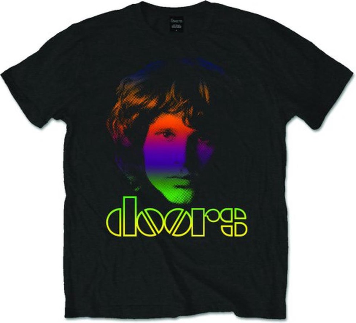 Afbeelding van product Rock Off  The Doors Heren Tshirt -L- Morrison Gradient Zwart  - maat L