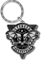 Avenged Sevenfold Sleutelhanger Orange County Zwart/Zilverkleurig