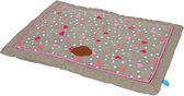 Lief! benchkussen girls beige / roze 104x67 cm