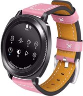 watchbands-shop.nl Leren bandje - Samsung Gear Sport/Galaxy Watch (42mm) - Roze